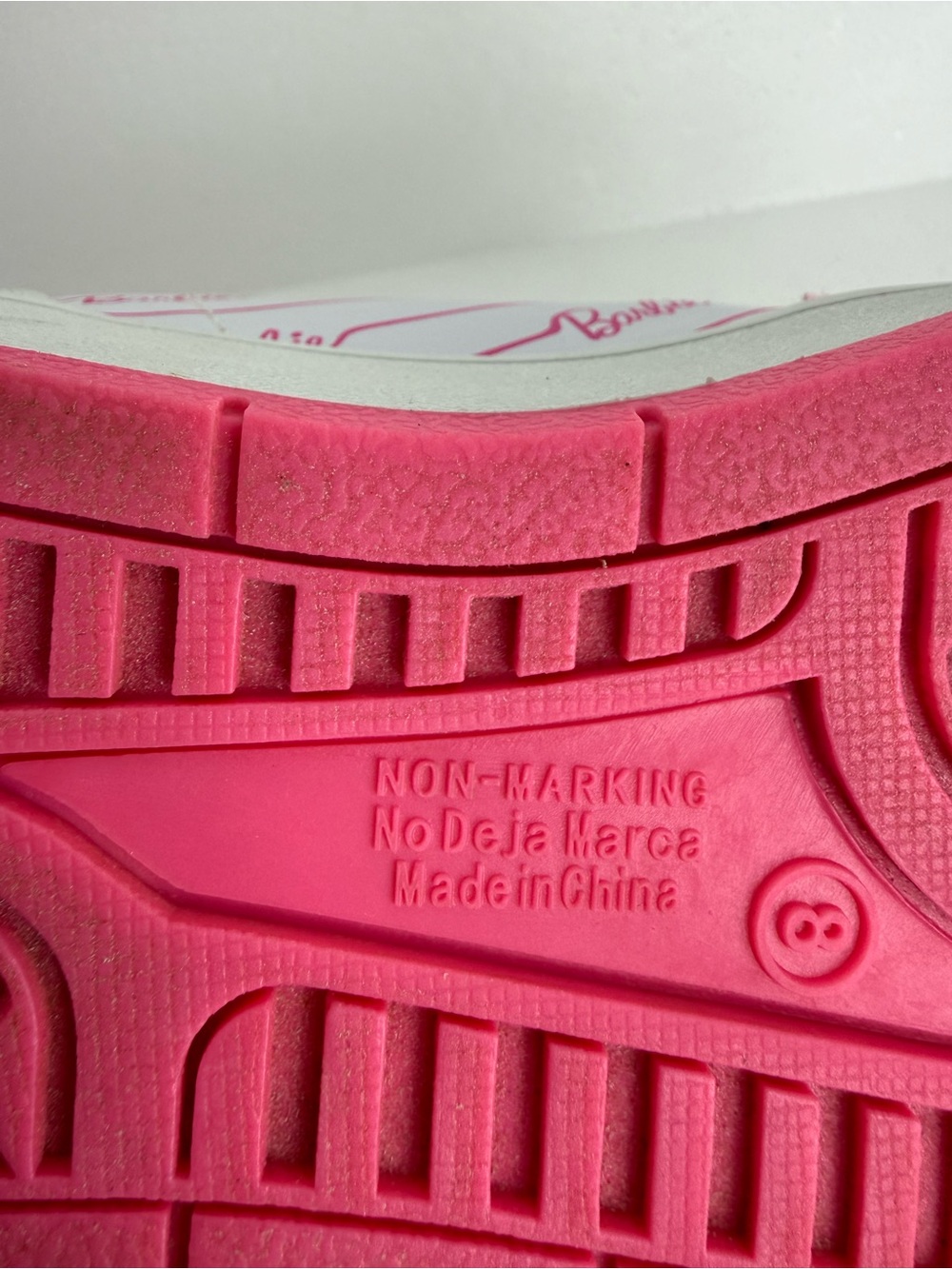 Barbie Logo Pink & Yellow Sneakers - Picture 8 of 13